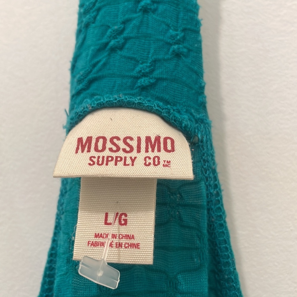 - Mossimo Supply company teal blue dress a line swing skirt L - Picture 5 of 13